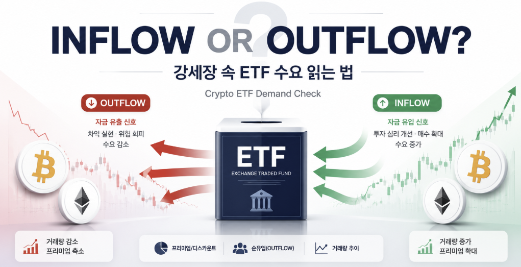 암호화폐 ETF 자금, 정말 빠져나가고 있을까? 강세장 속 수요 읽는 법 2 inflow