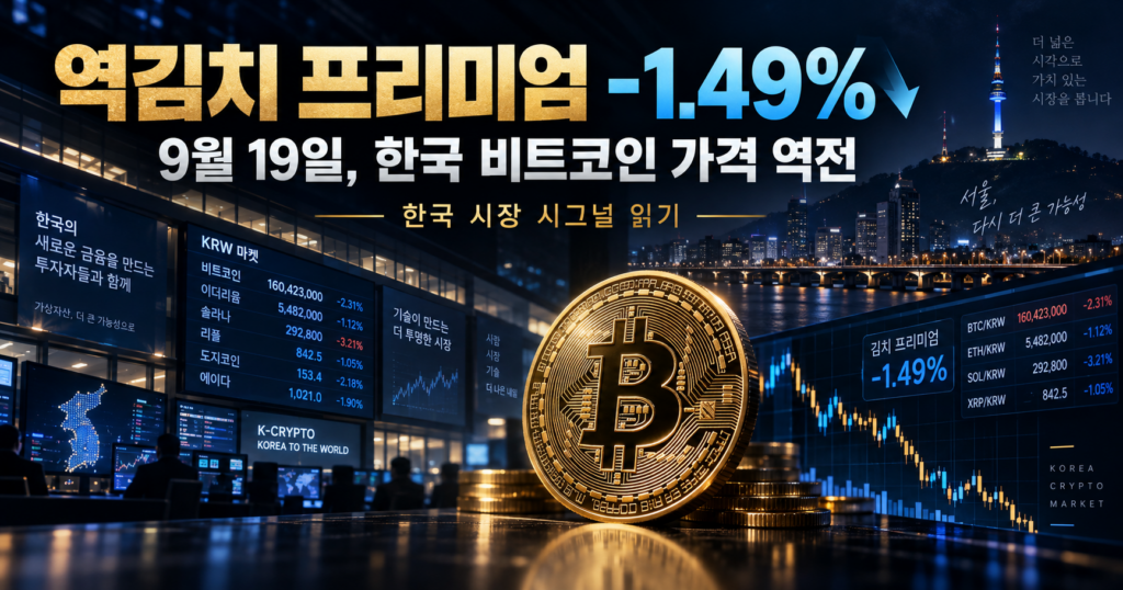 역김프가 나타날 때 한국 투자자가 확인할 시장 신호